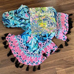 NWT Lilly Pulitzer Resort Scarf Maldives Green Hype It Up